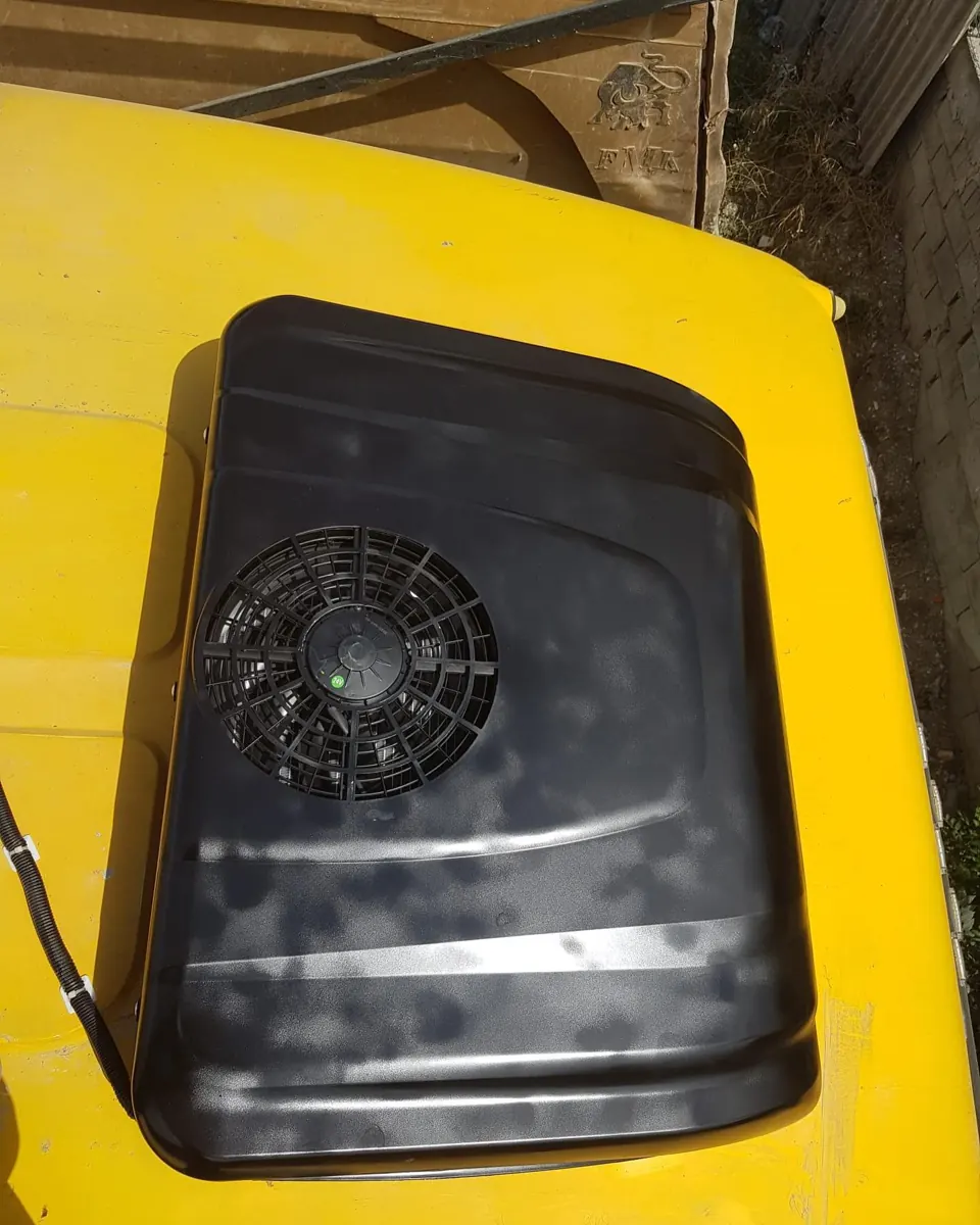 DAF çekiciye motor bağımsız elektrikli park kliması montajı 3