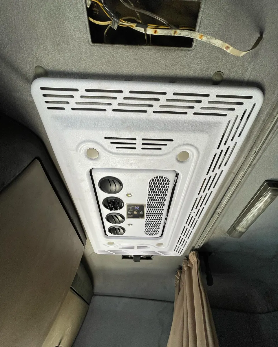 DAF çekiciye motor bağımsız elektrikli park kliması montajı 4