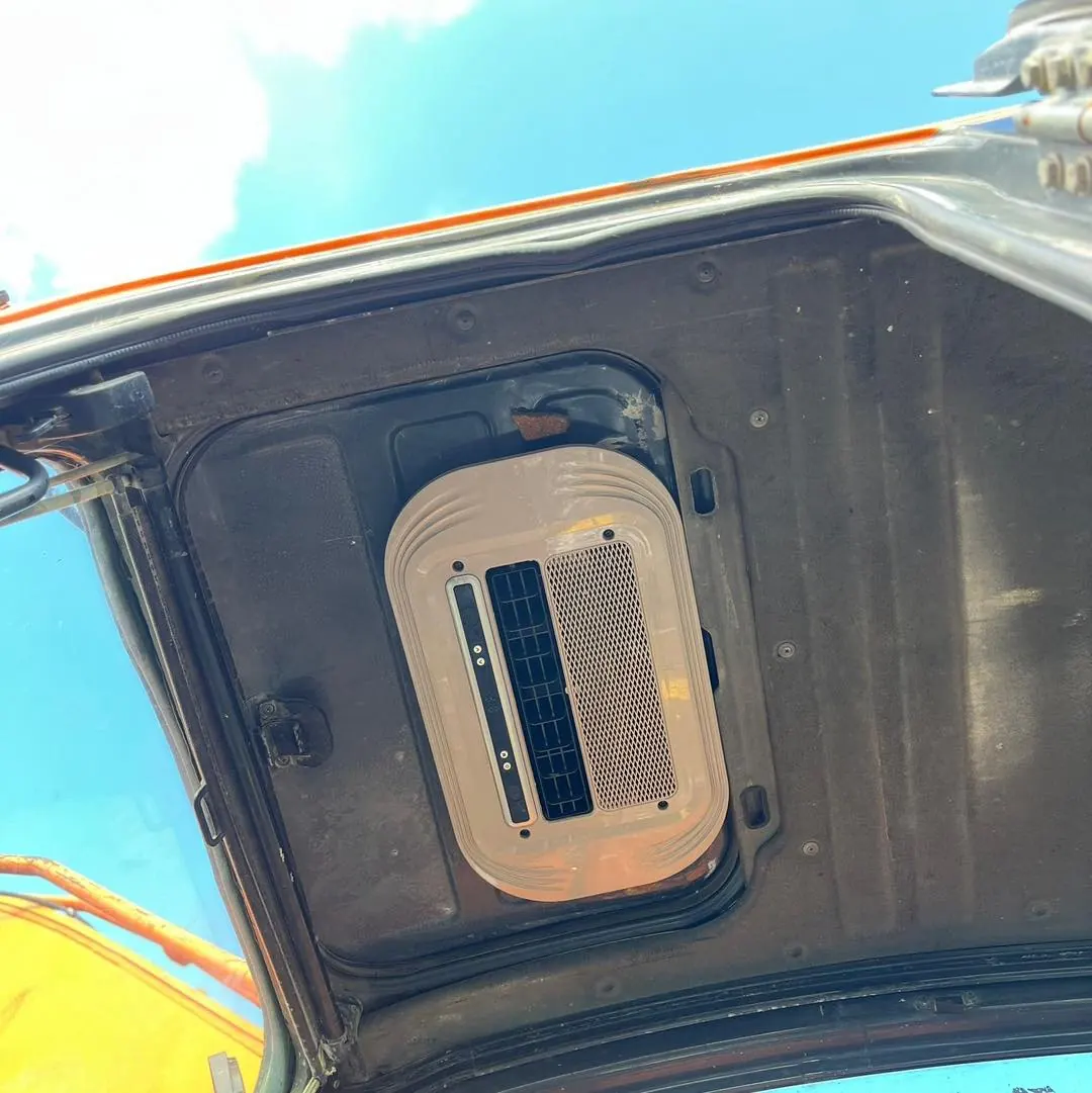 Ekskavatöre elektrikli park kliması montajı 2