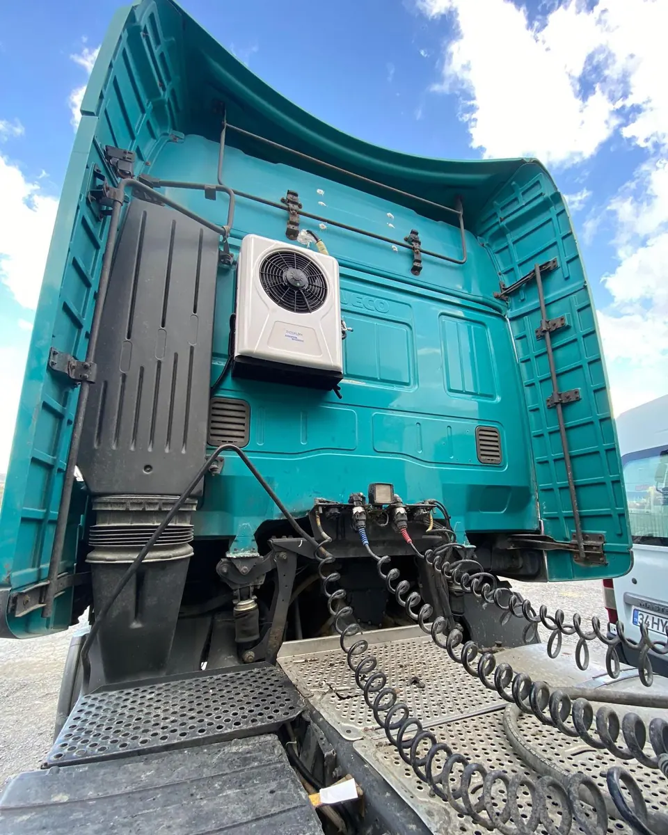 Iveco kamyona elektrikli split park kliması montajı 1