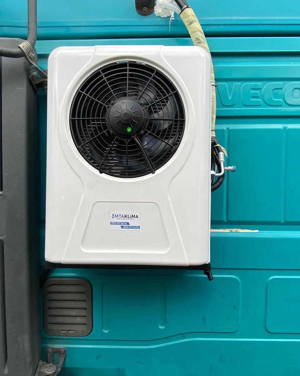 Iveco kamyona elektrikli split park kliması montajı 2