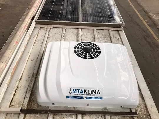 Karavana 12V elektrikli park kliması montajı 1
