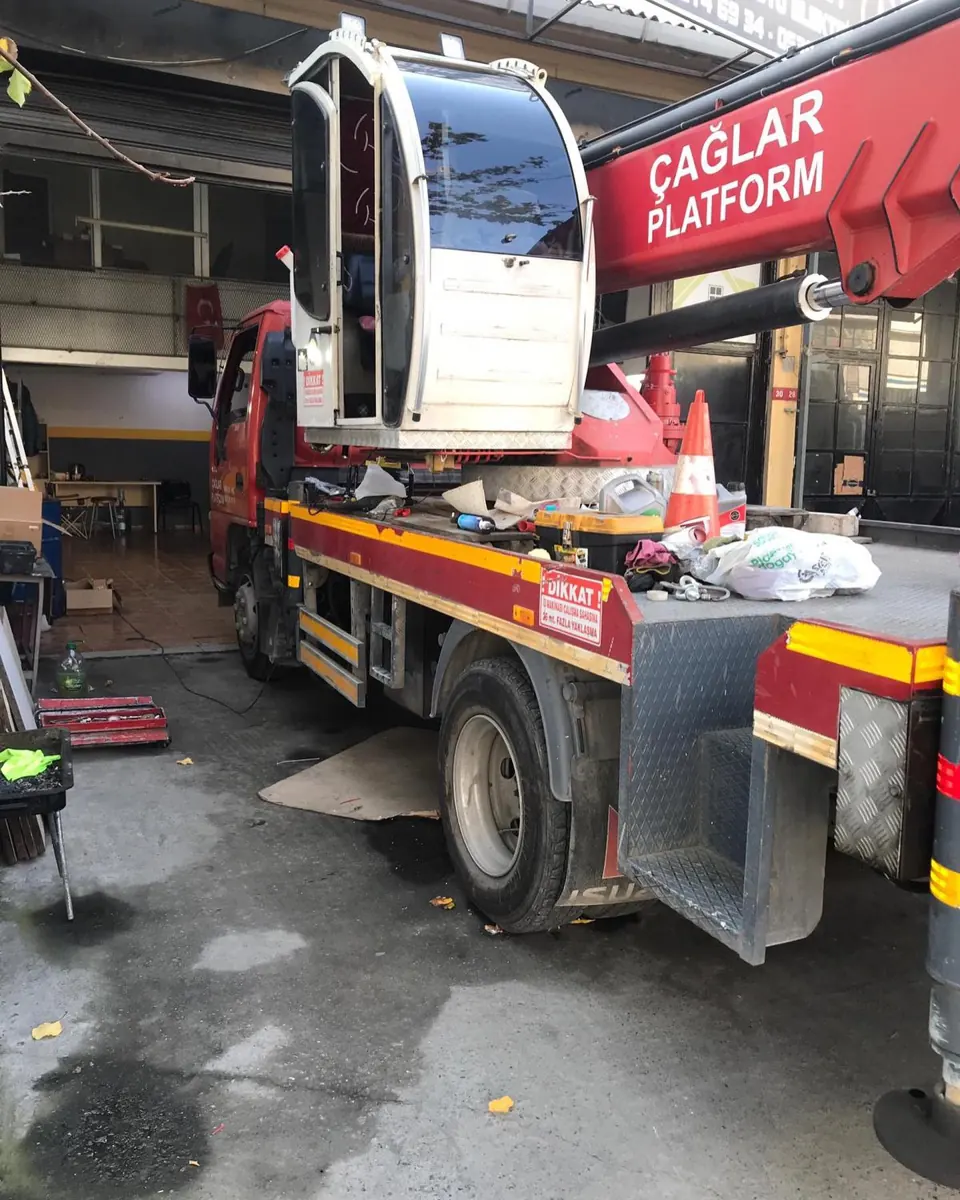 Sepetli vinç kabinine sabit dizel ısıtıcı montajı 4