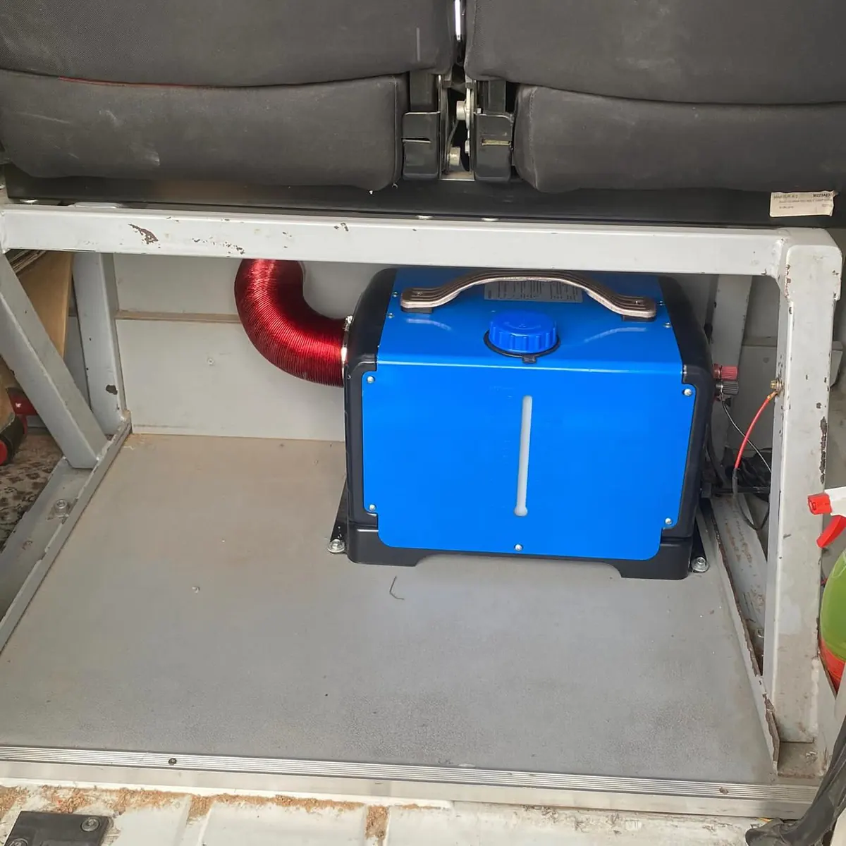 Servis aracında taşınabilir dizel ısıtıcı 2