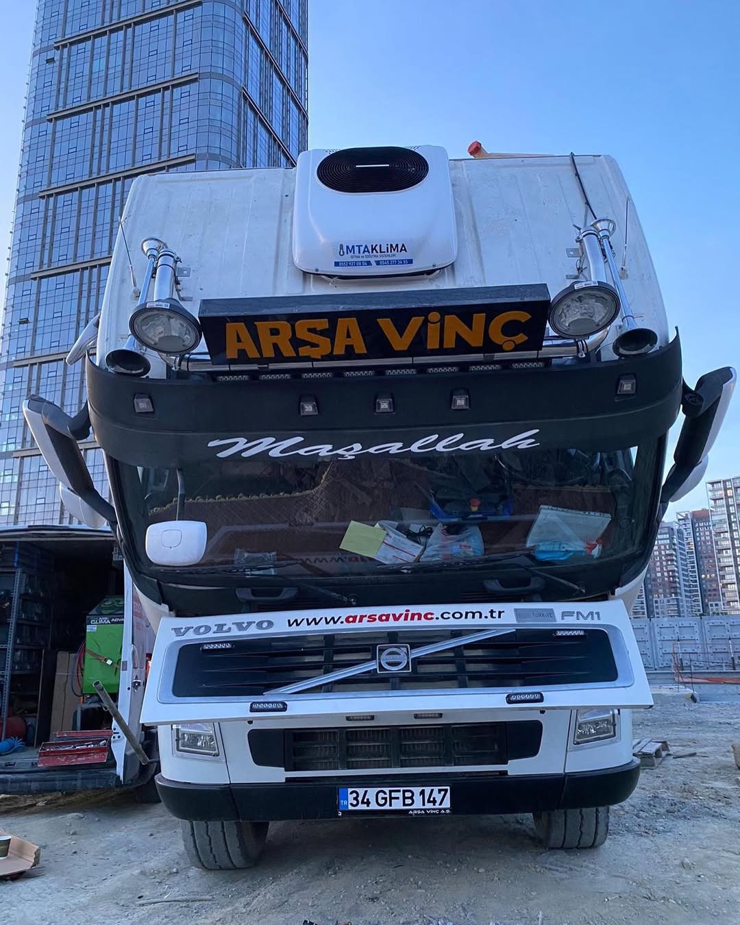 Volvo Kamyon Klima Bakımı, Onarımı ve Elektrikli Park Kliması Montajı