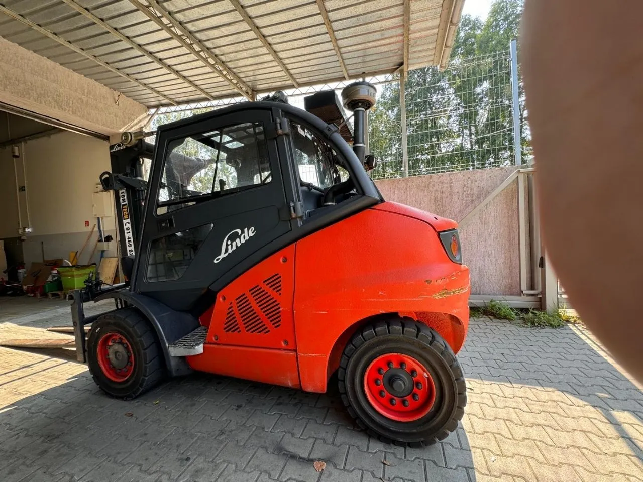 Linde Forklift Elektrikli Klima Montajı
